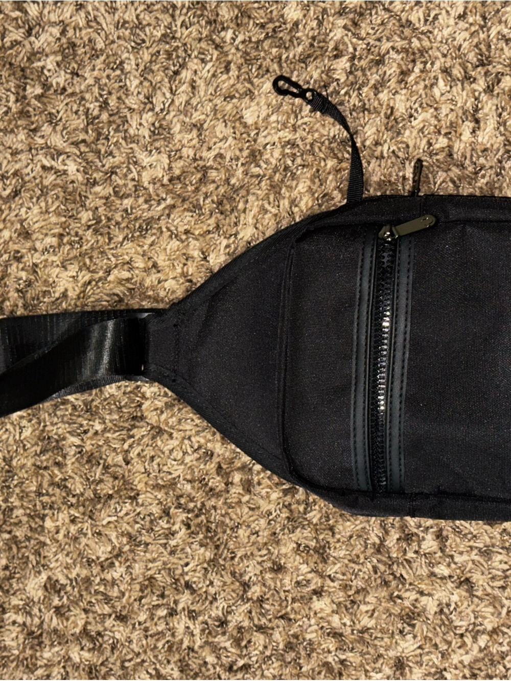 True Religion Black Men’s Sling Belt Bag